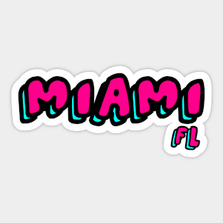 Miami Sticker